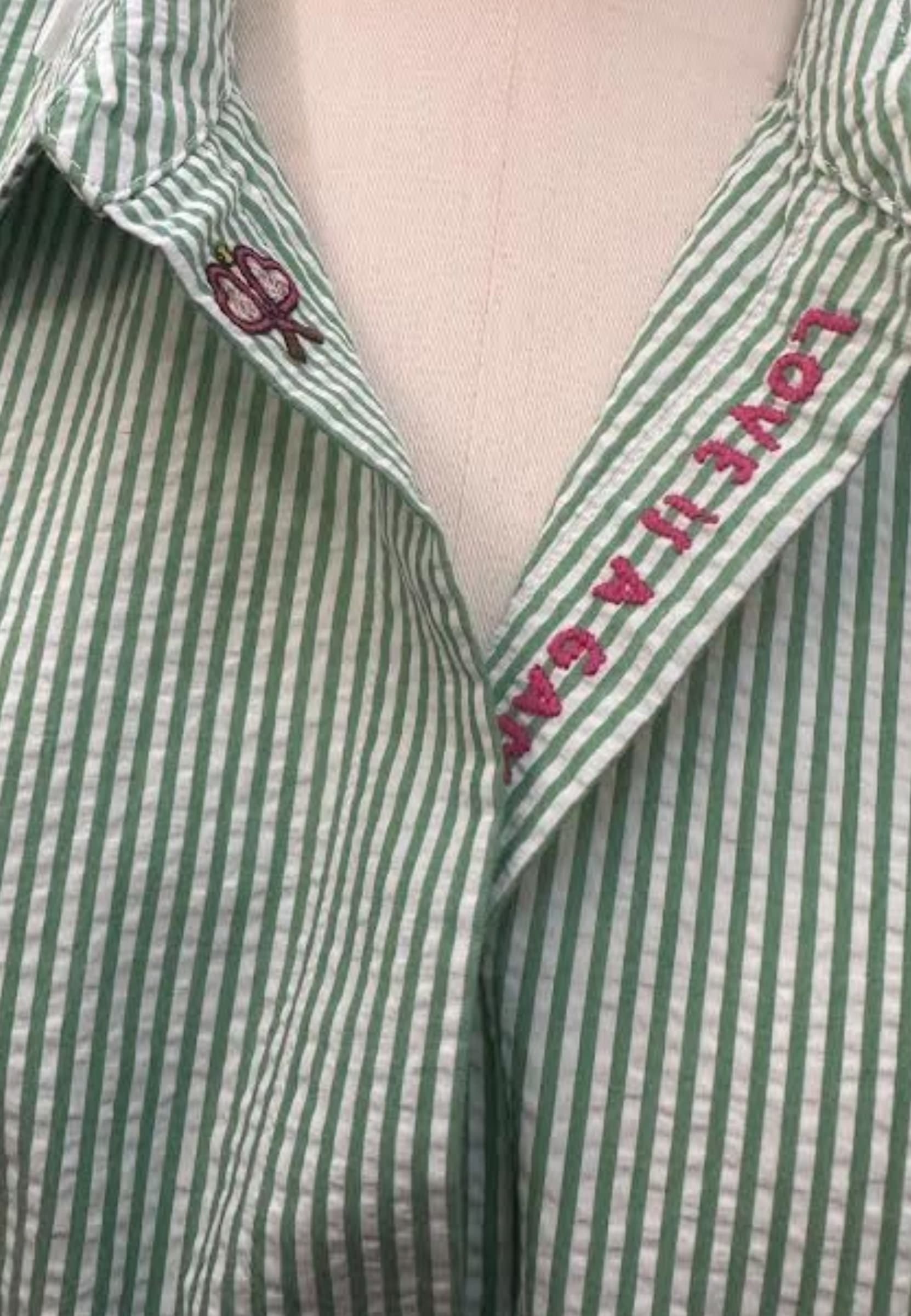 SAINT BARTH CAMICIA A RIGHE Donna  VERDE - 2