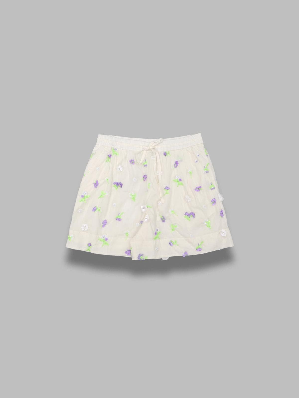 ESSENTIEL ANTWERP jelena embroidered mini shorts