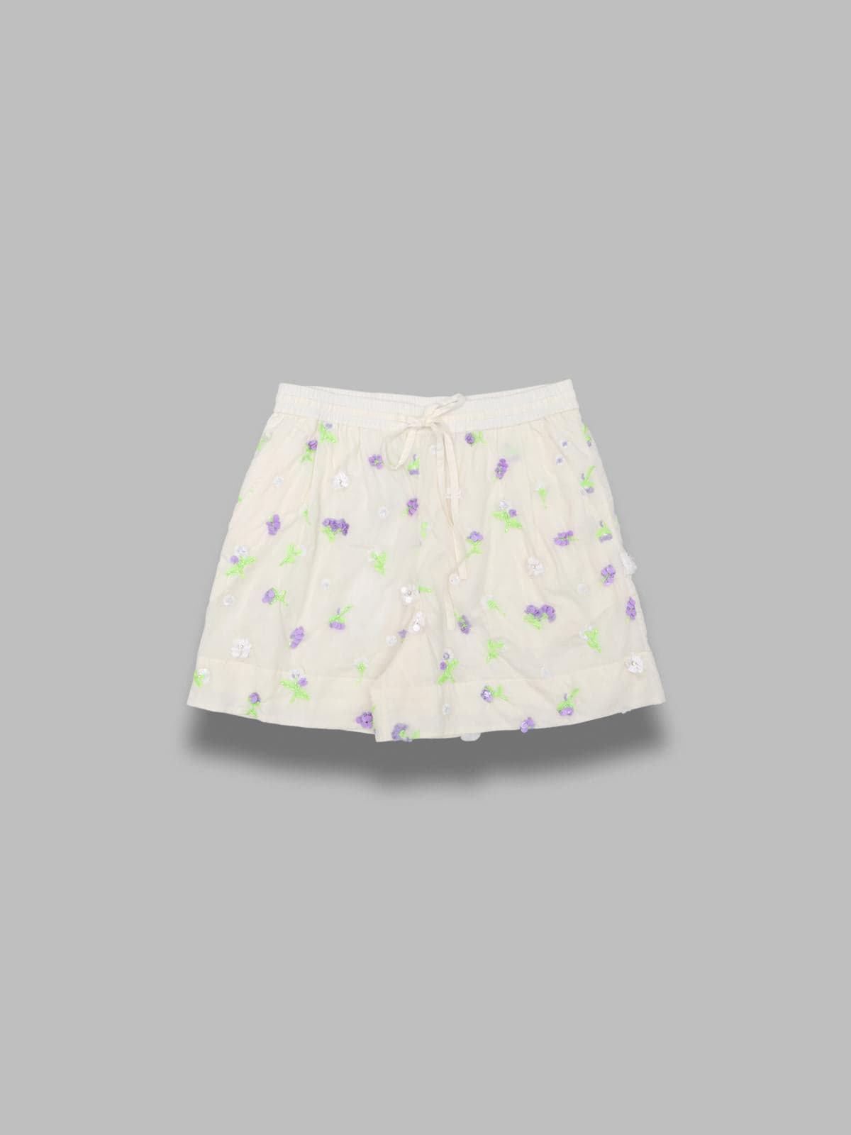 ESSENTIEL ANTWERP jelena embroidered mini shorts - 4