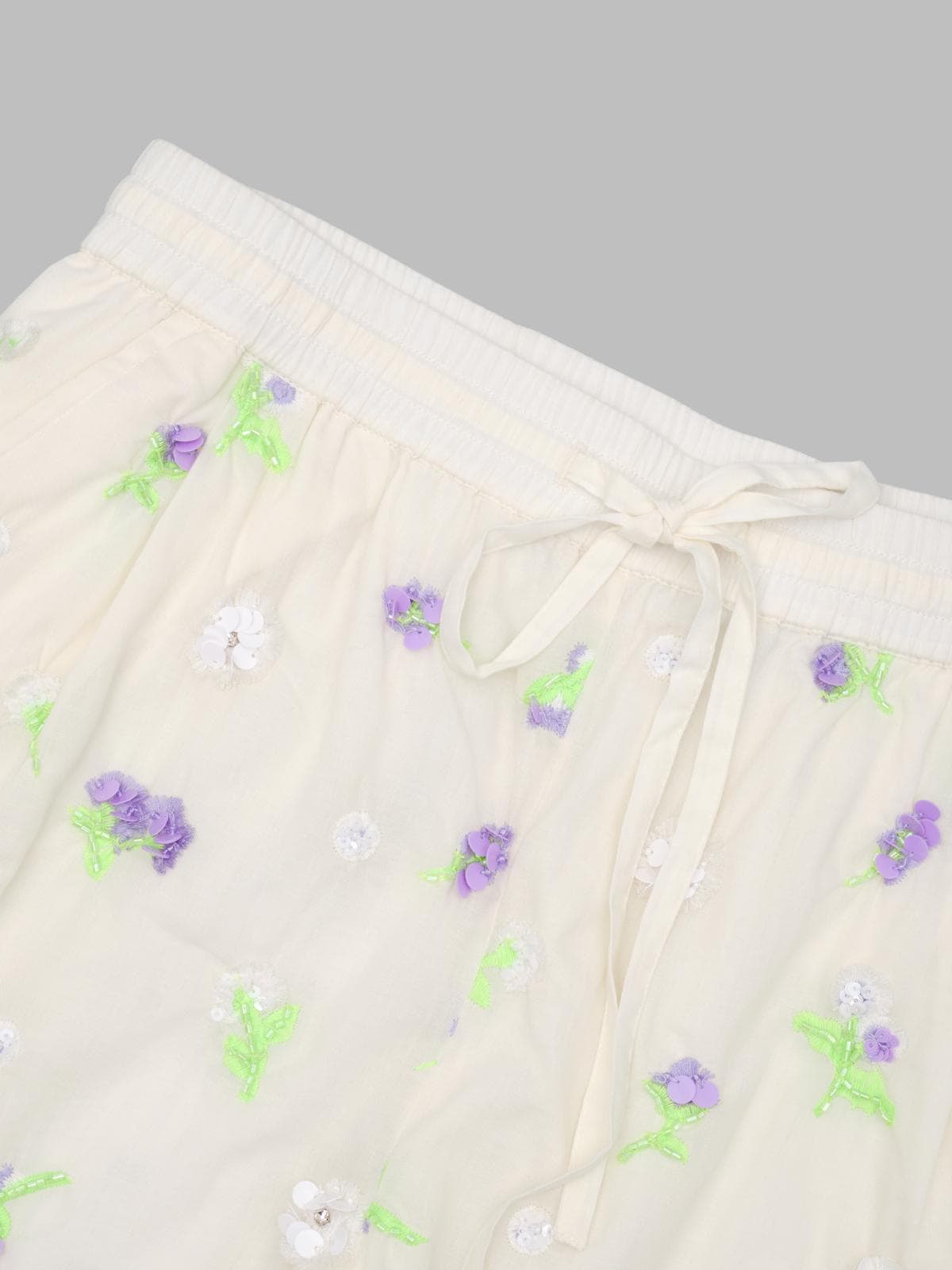 ESSENTIEL ANTWERP jelena embroidered mini shorts - 3