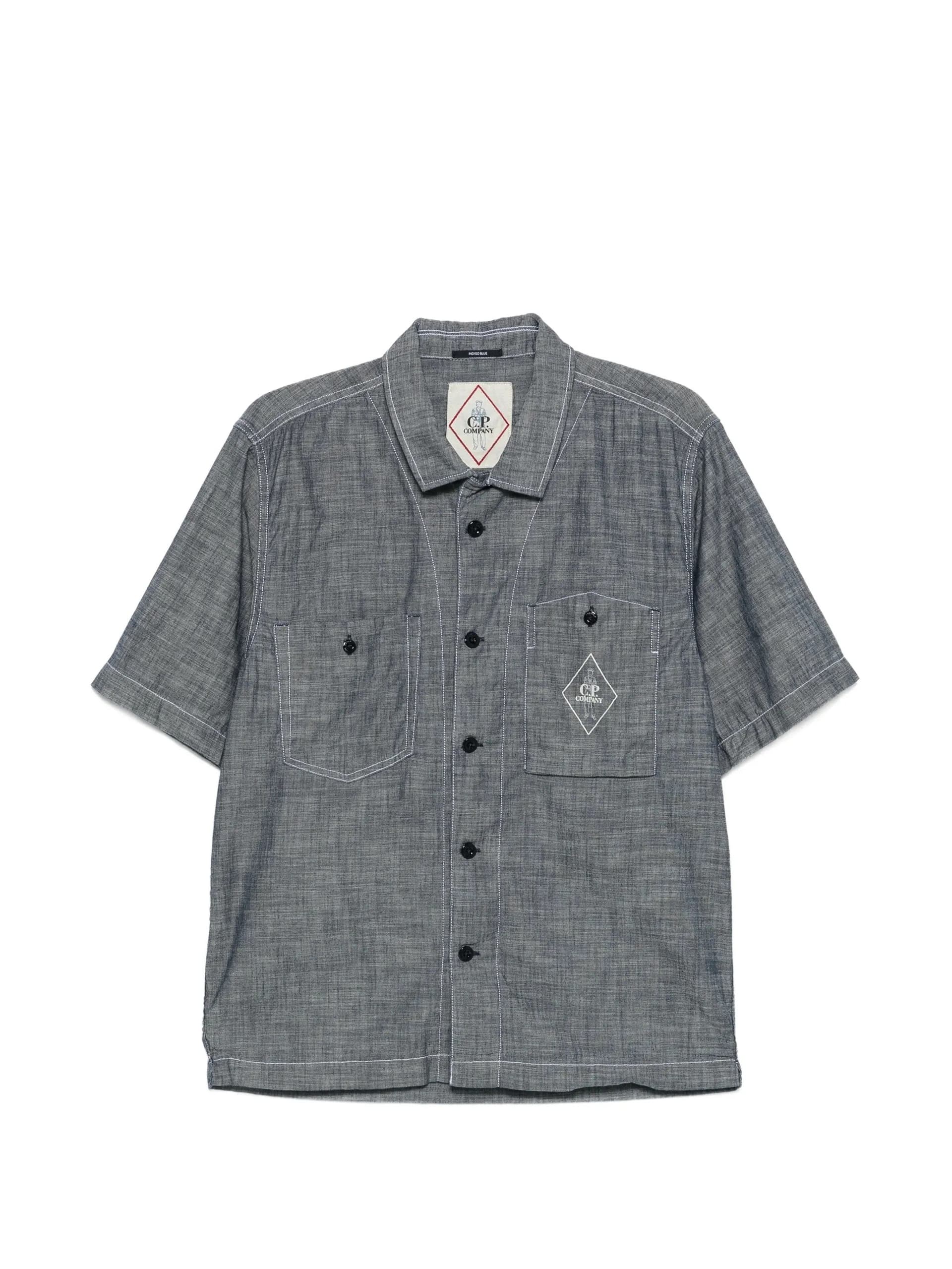 C.P. Company  - Camicia C.P Grigia da Uomo - 6