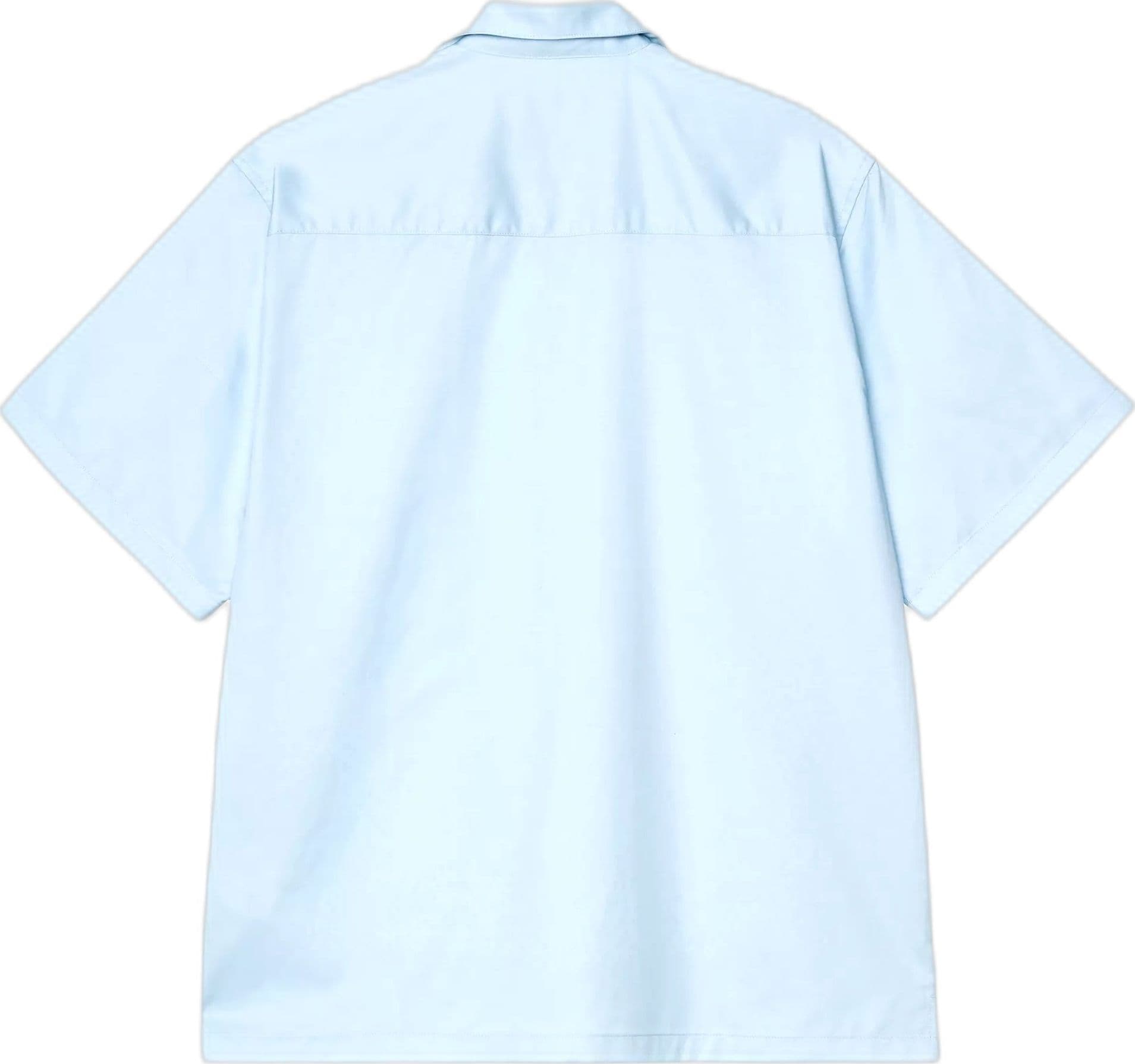 CARHARTT WIP camicia carhartt wip s/s delray shirt - icaria / white - 2