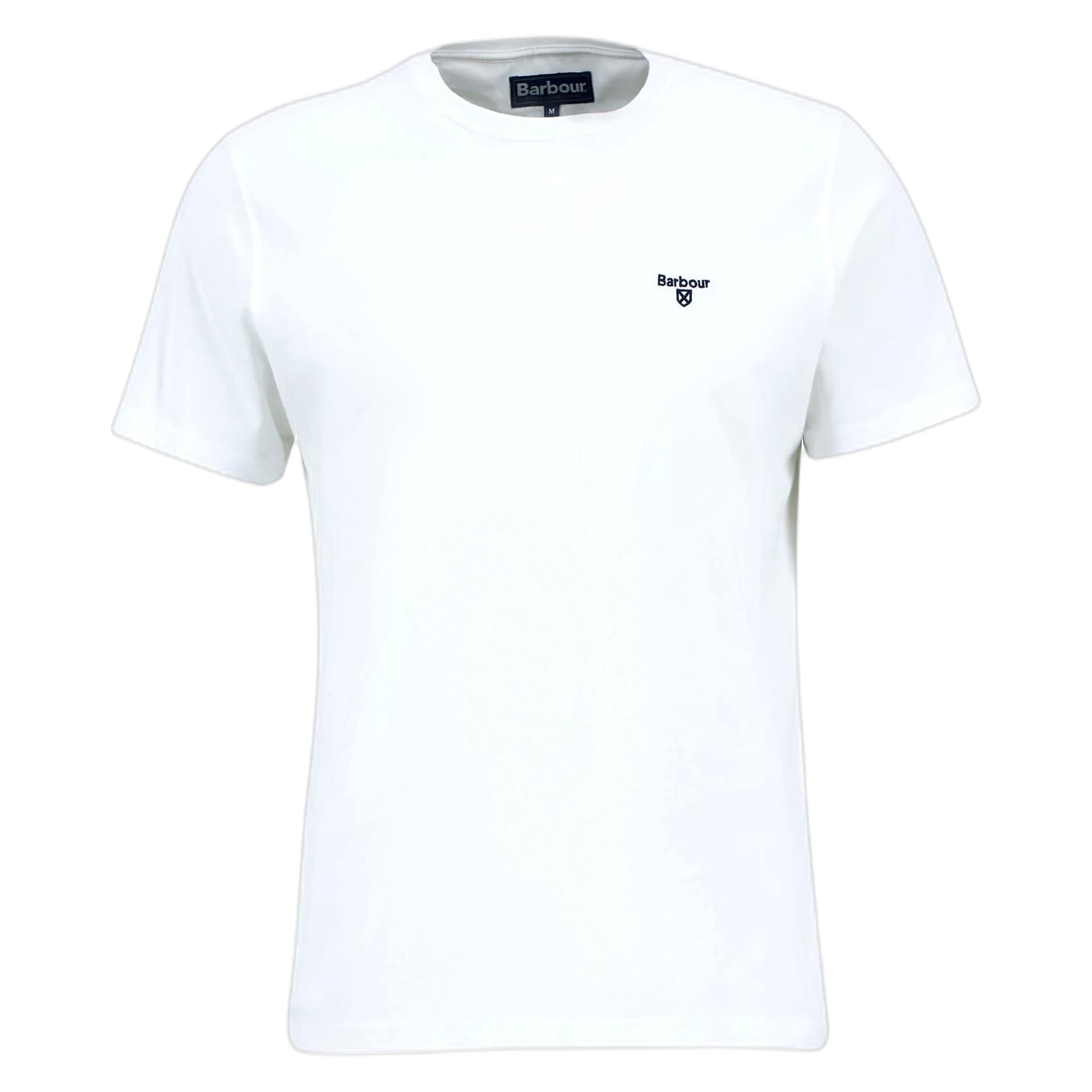 BARBOUR t-shirt barbour essential sports tee - bianco - 5