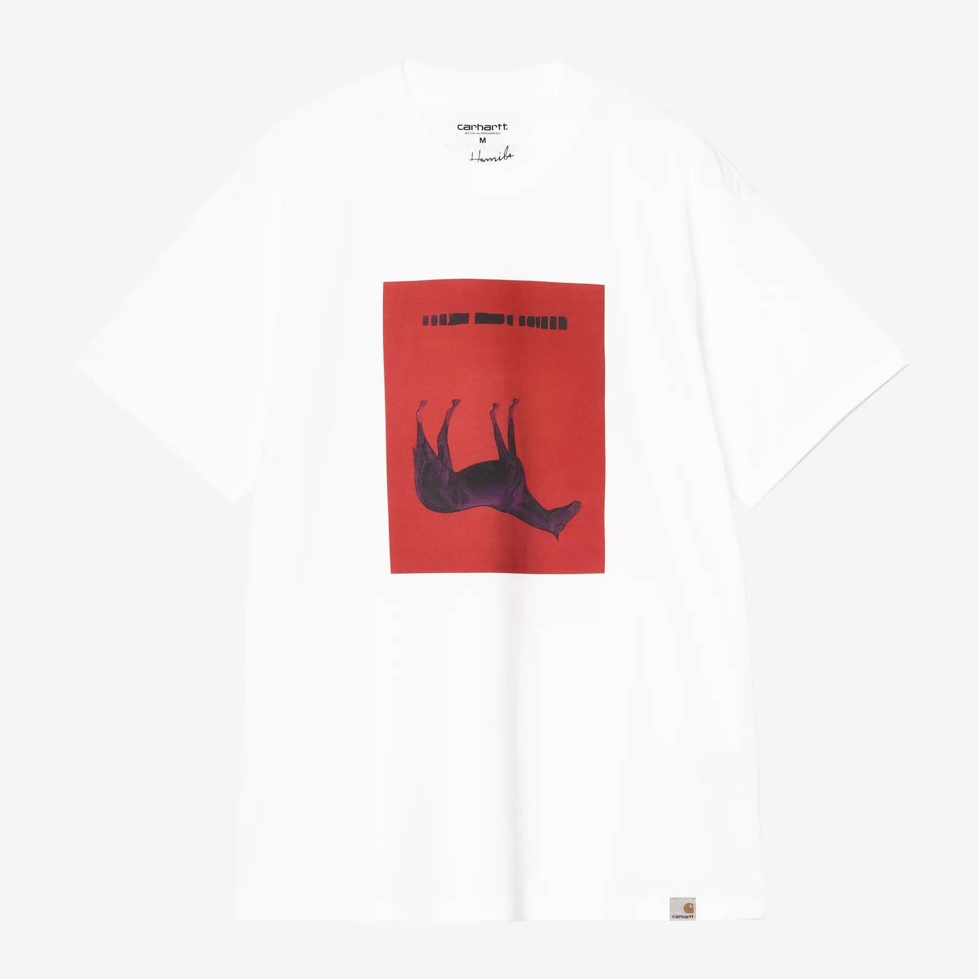 CARHARTT WIP t-shirt carhartt wip s/s sean hamilton 02 t-shirt - white - 3