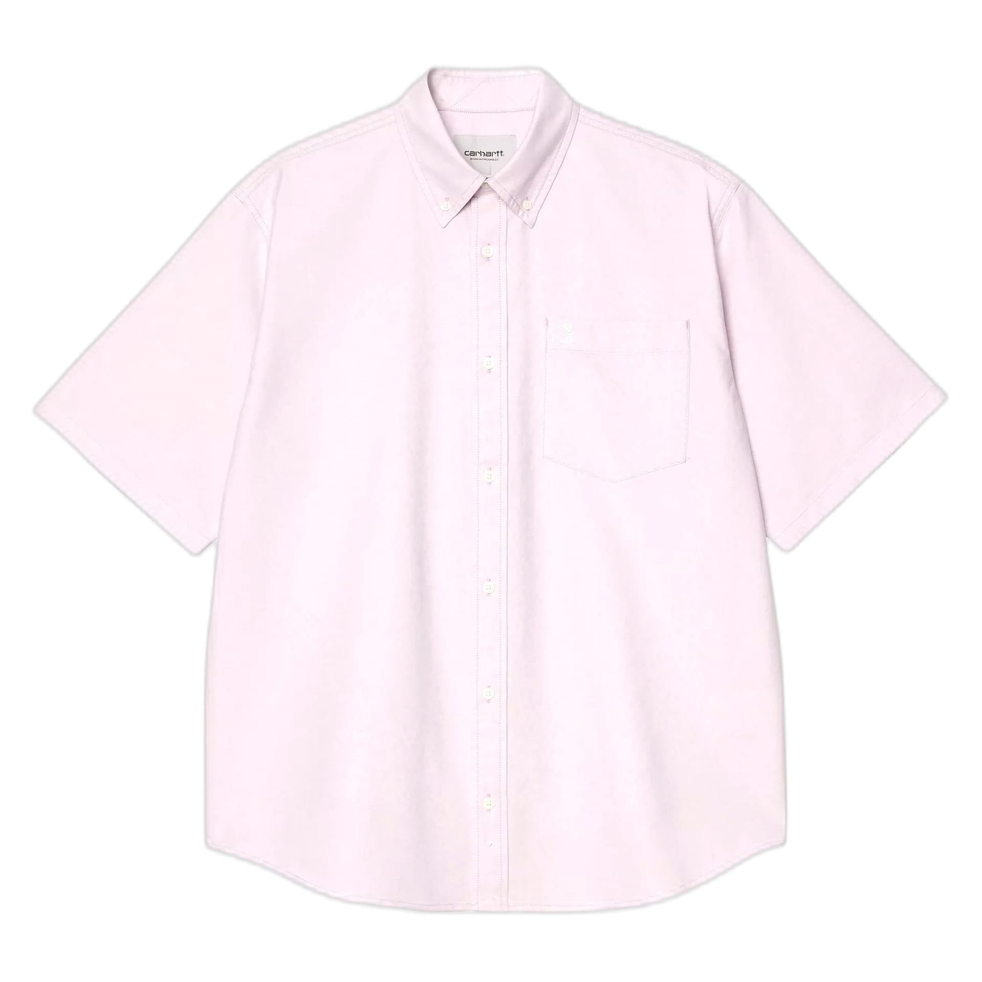 CARHARTT WIP camicia carhartt wip s/s braxton shirt - gentle purple / wax - 3