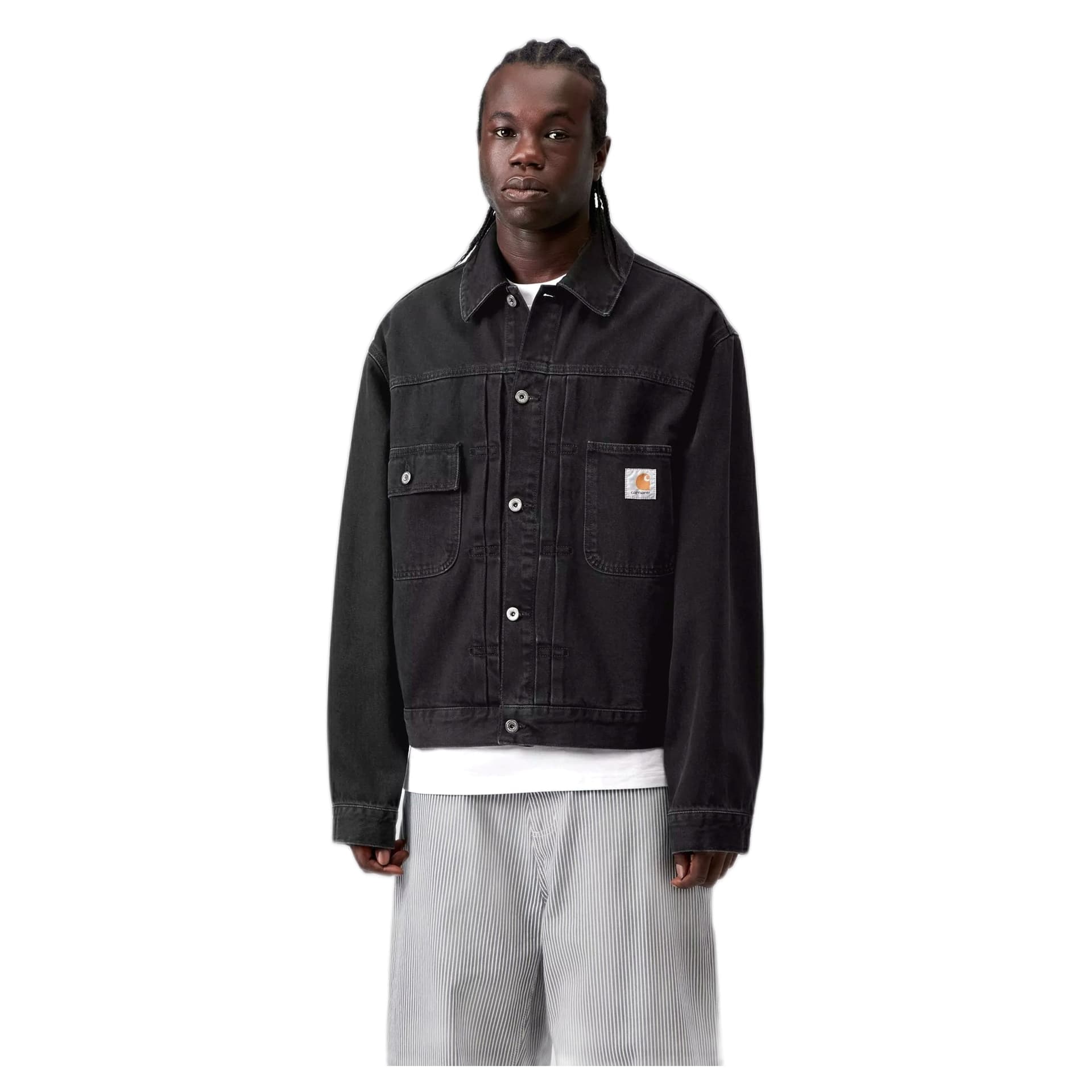 CARHARTT WIP giacca carhartt wip belmar jacket - black stone washed - 4