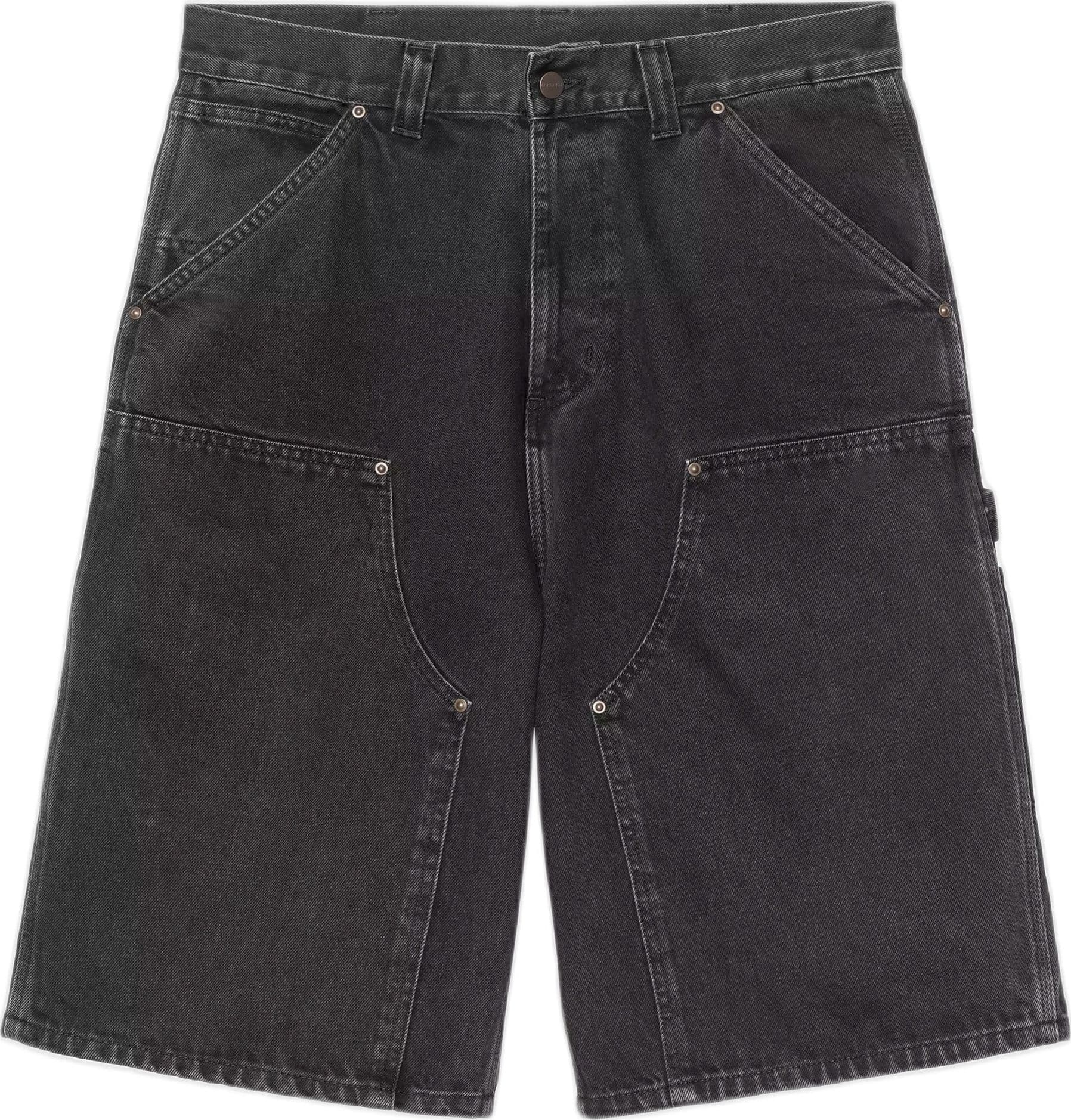 CARHARTT WIP bermuda carhartt wip og double knee short - black stone washed - 2