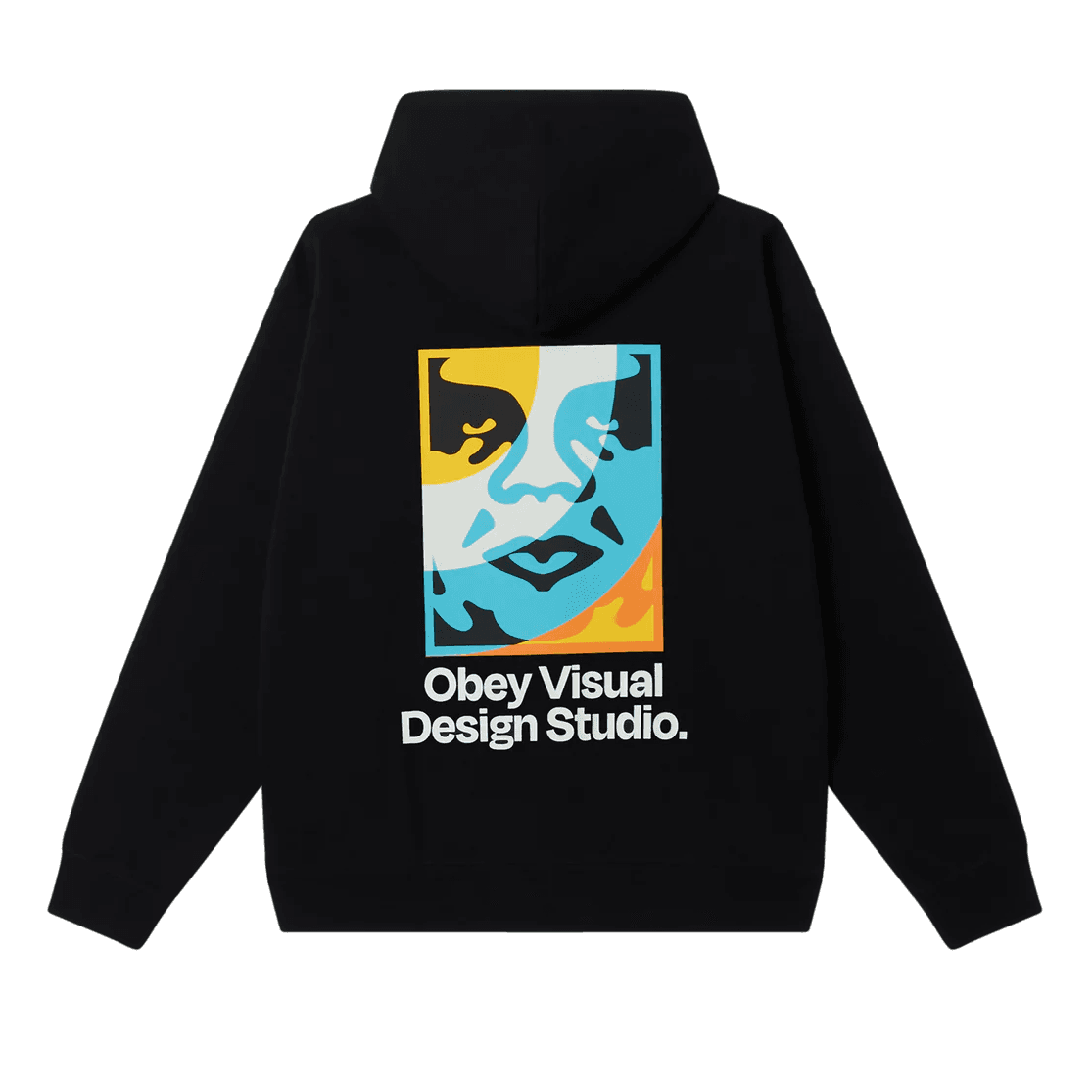 OBEY felpa obey visual design studio fleece - black - 3