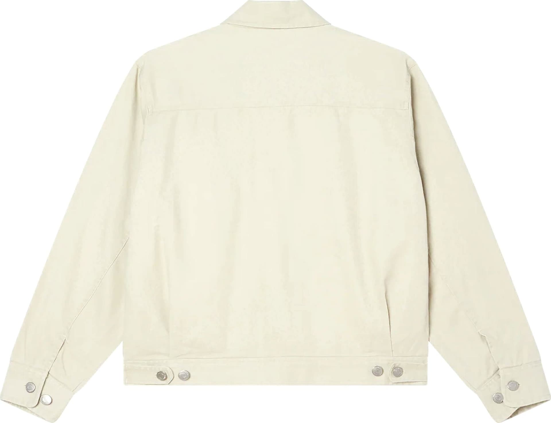 OBEY giacca obey walter work jacket - silver birch faded wash - 2