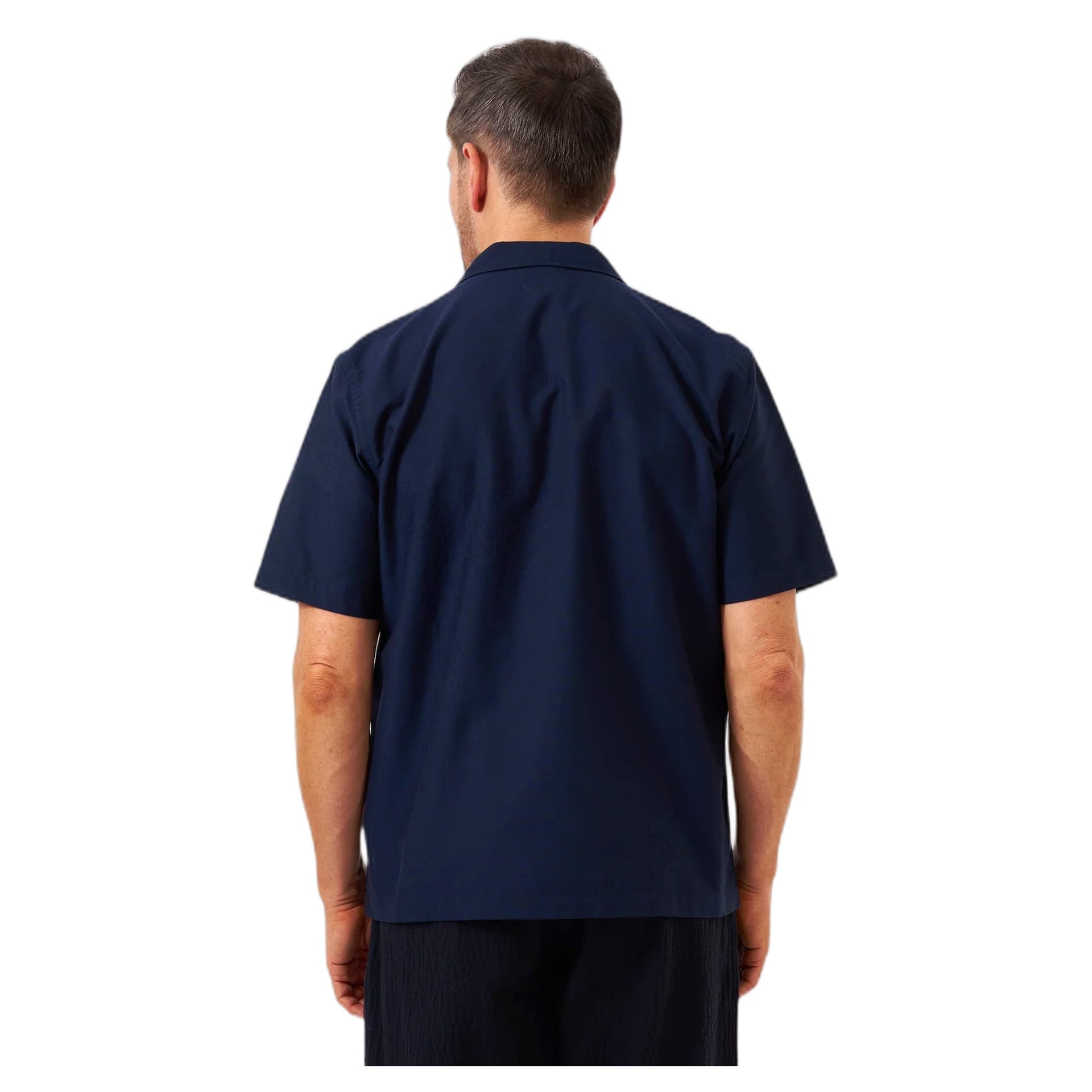 UNIVERSAL WORKS camicia universal works tropicana shirt classic oxford - navy - 3