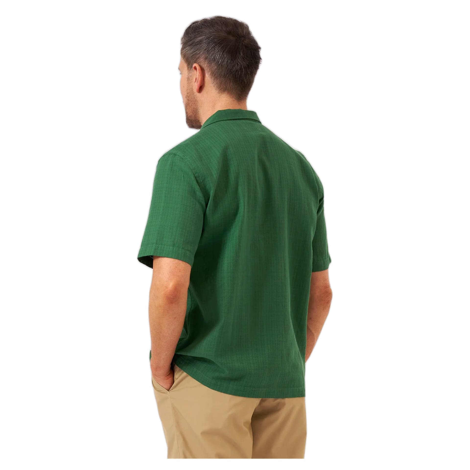UNIVERSAL WORKS camicia universal works road shirt letts cotton - green - 3
