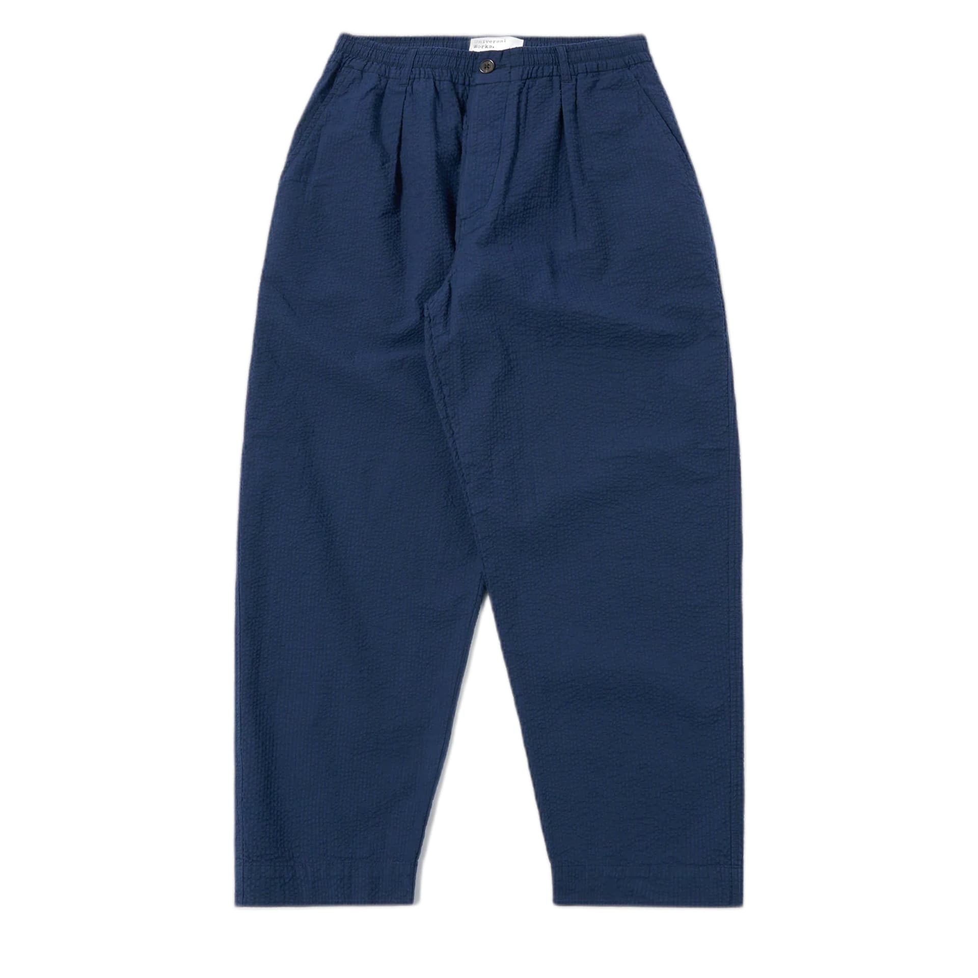 UNIVERSAL WORKS pantaloni universal works oxford pant derby stripe - navy - 5