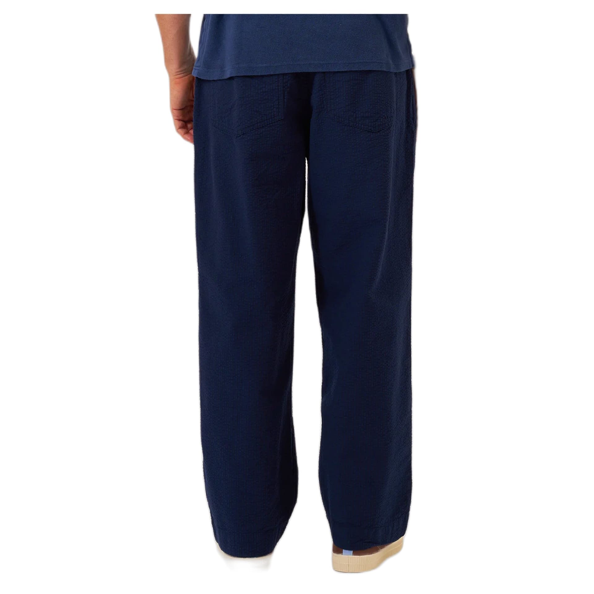 UNIVERSAL WORKS pantaloni universal works oxford pant derby stripe - navy - 3