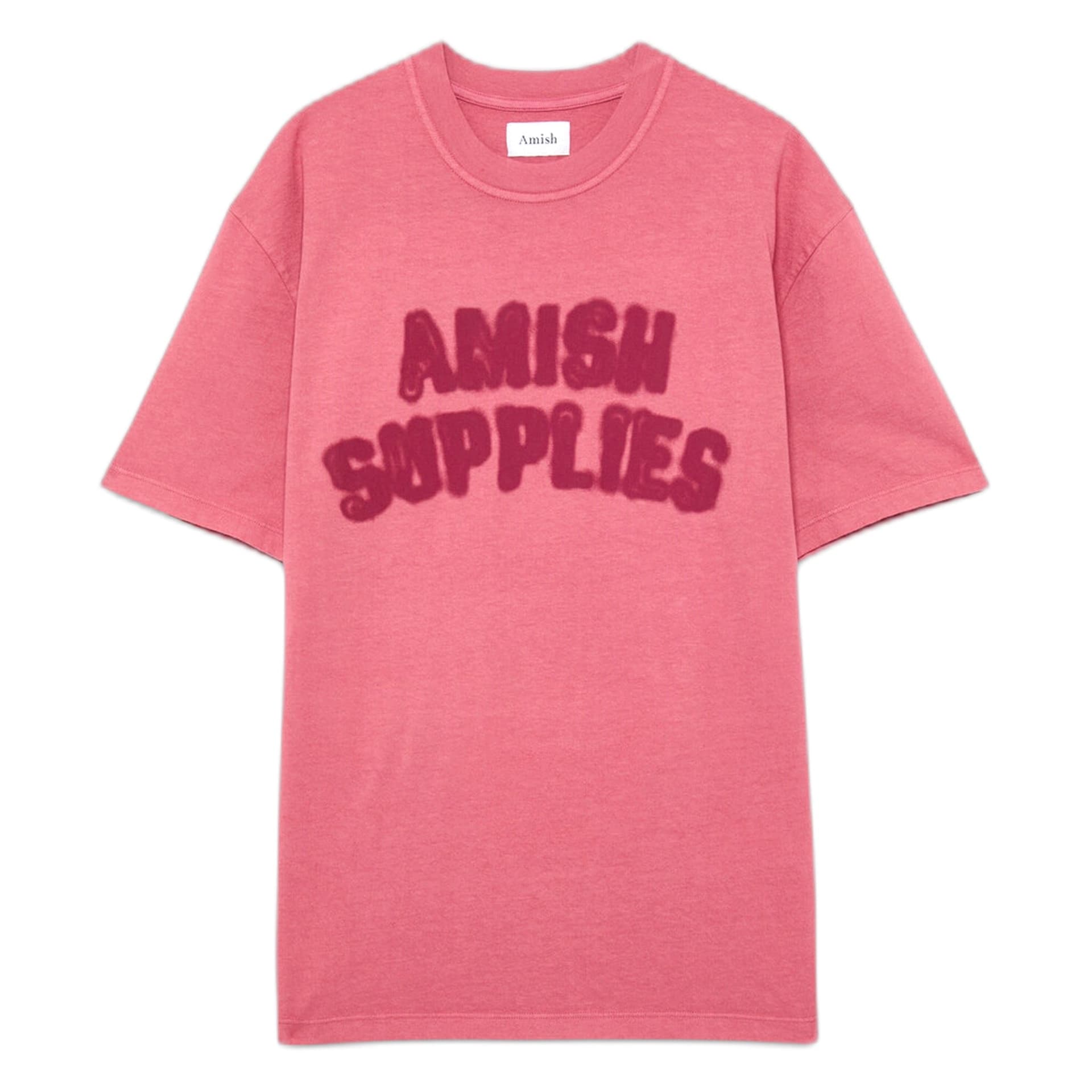 AMISH t-shirt amish unisex jersey logo shadow - dusty rose - 2