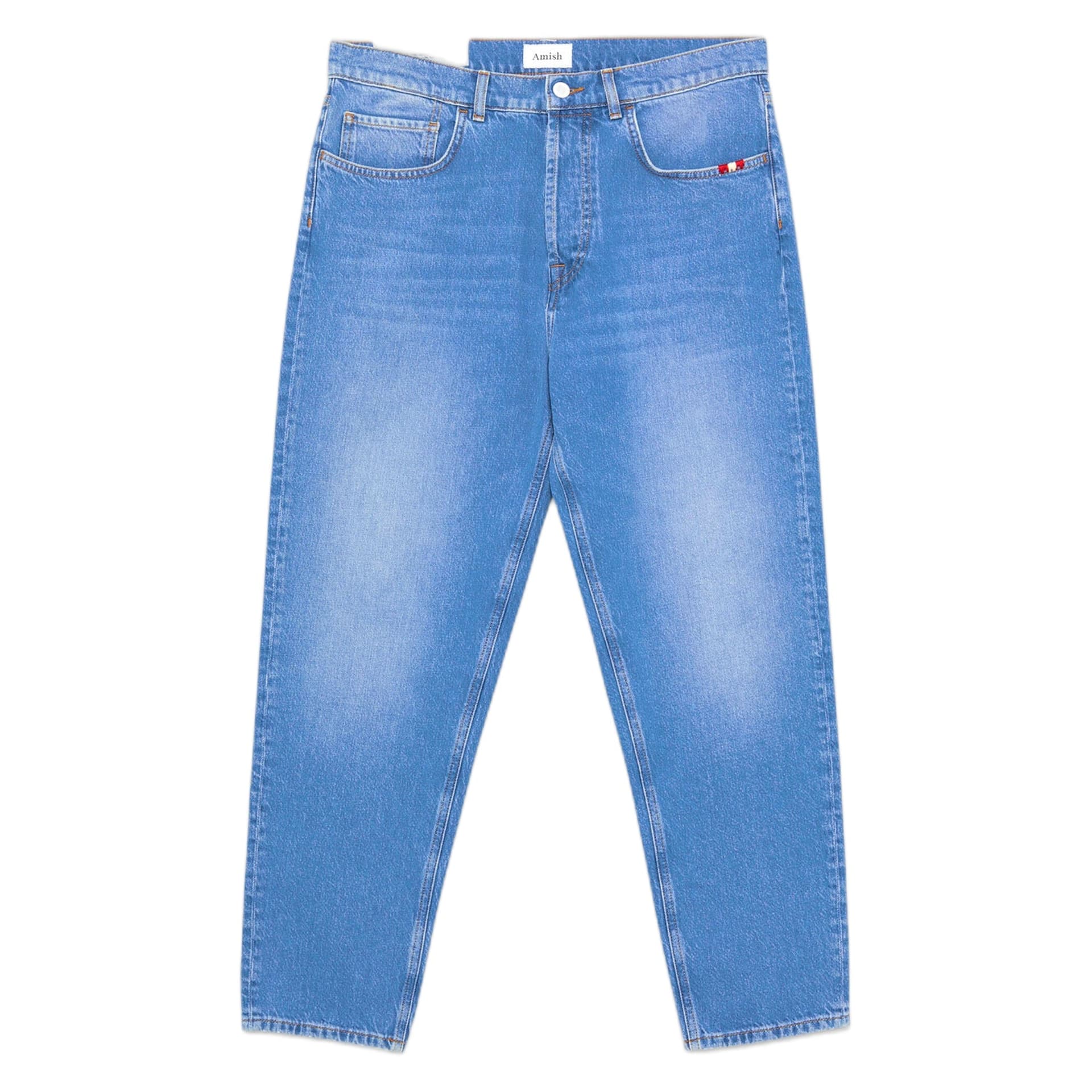 AMISH jeans amish jeremiah denim - light denim - 3