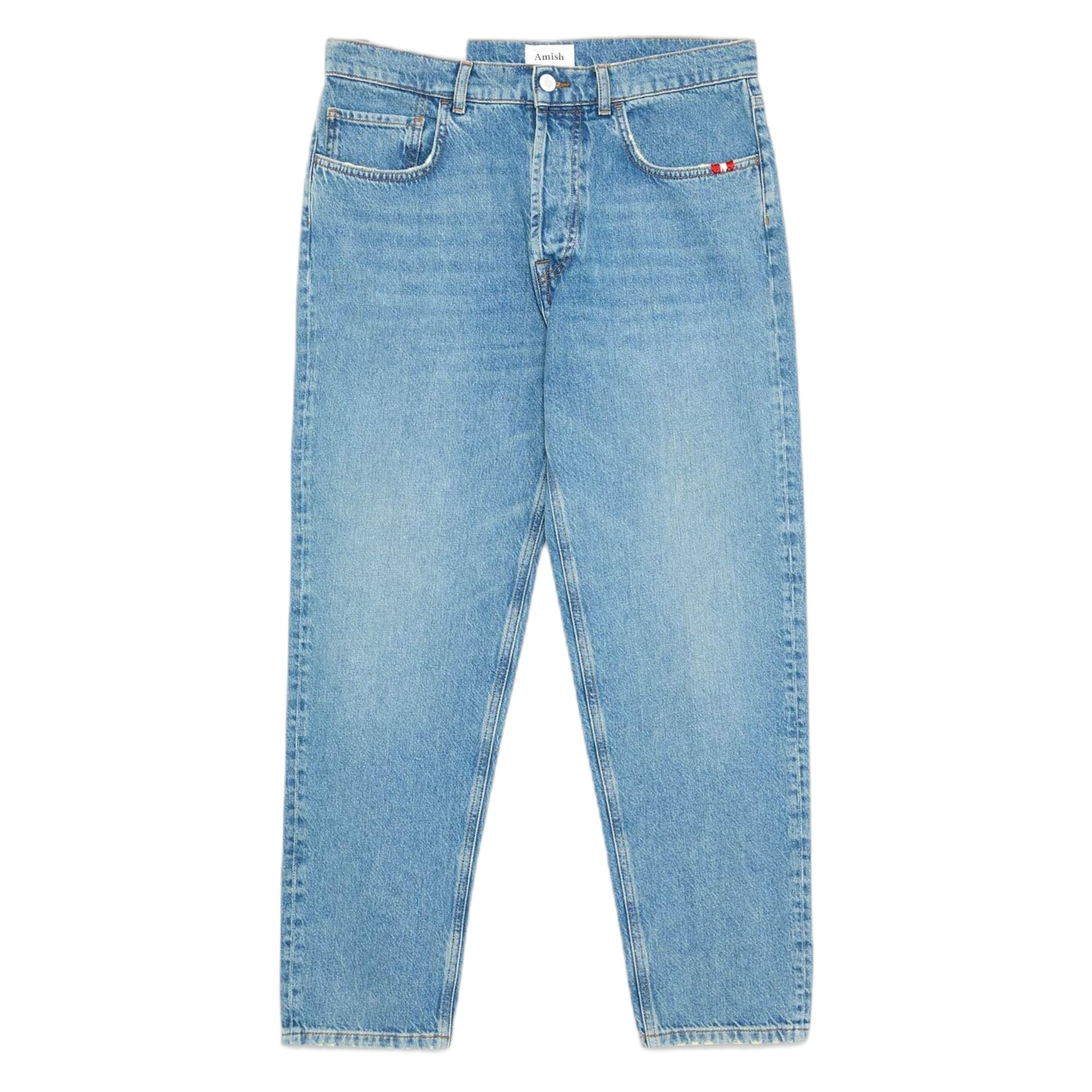 AMISH jeans amish jeremiah denim - sand stone denim - 3