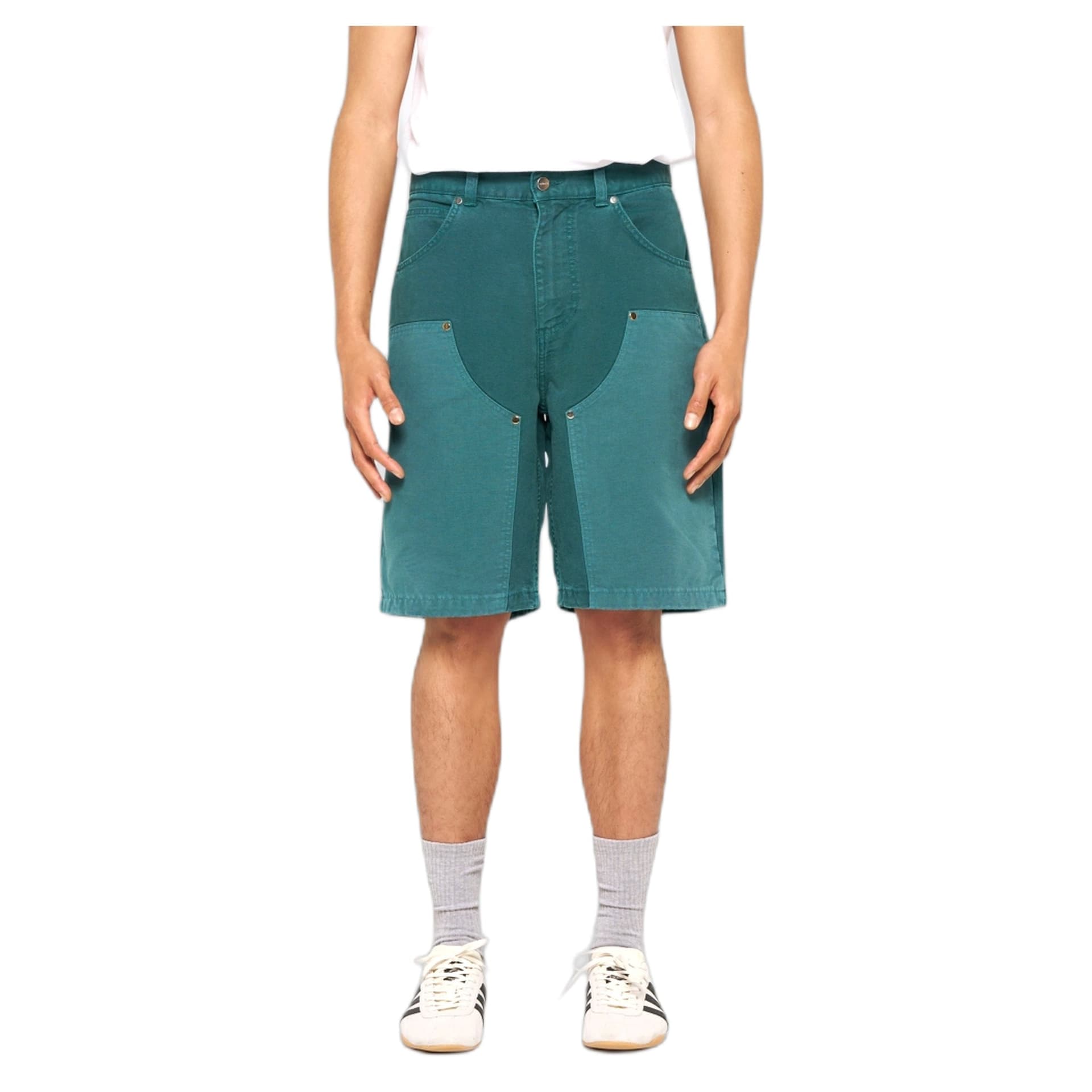 EDWIN bermuda edwin double knee worker short - mediterranea - 2