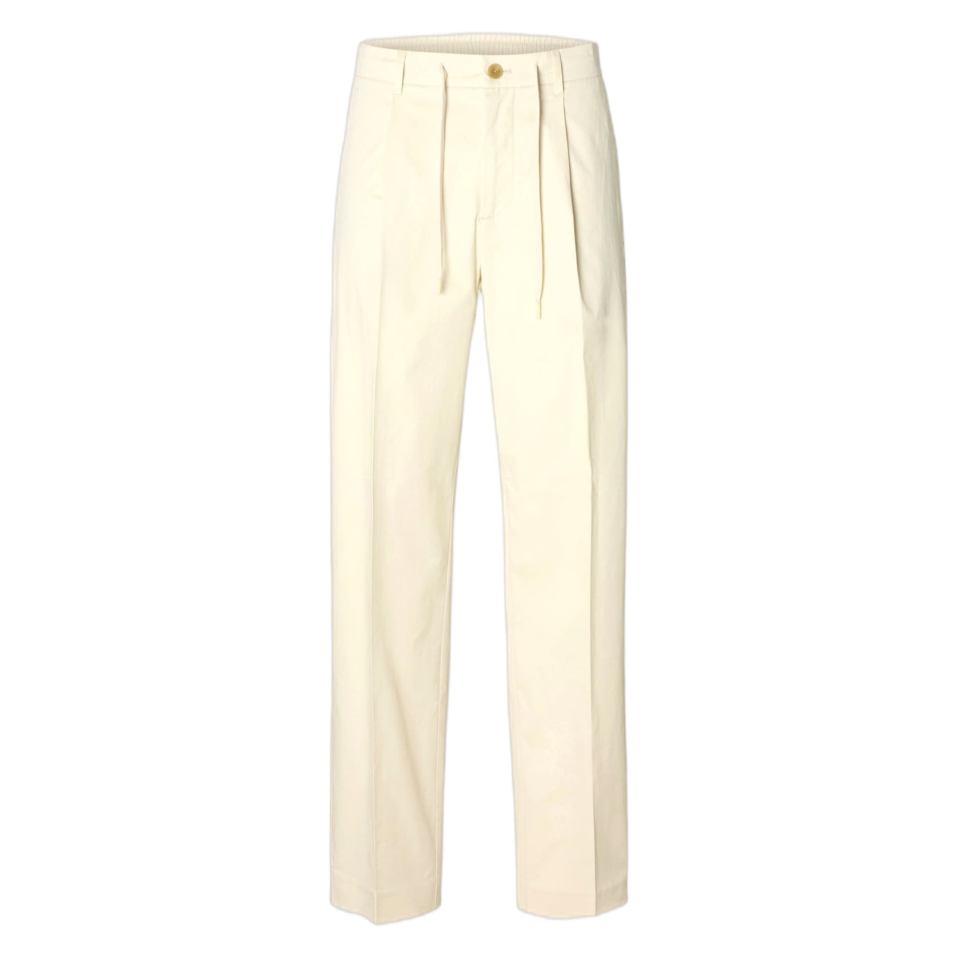 SELECTED HOMME pantaloni selected homme 190 regular tape leroy pleat jari pant - beige - 4