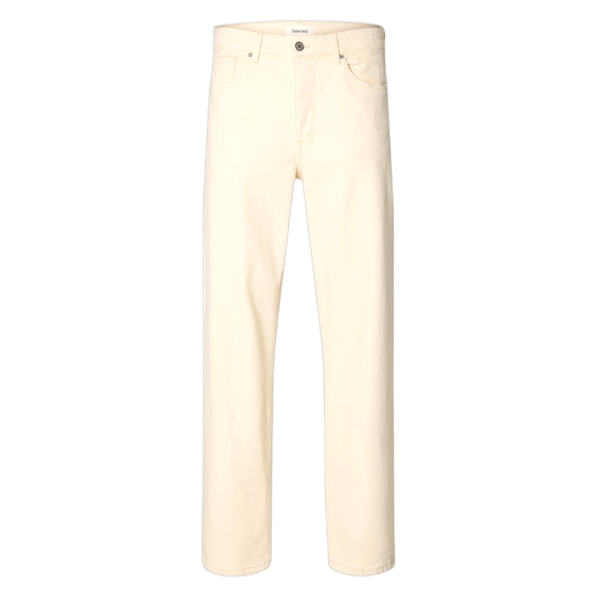 SELECTED HOMME pantaloni selected homme 220 loose ben summer jeans - ecru - 6