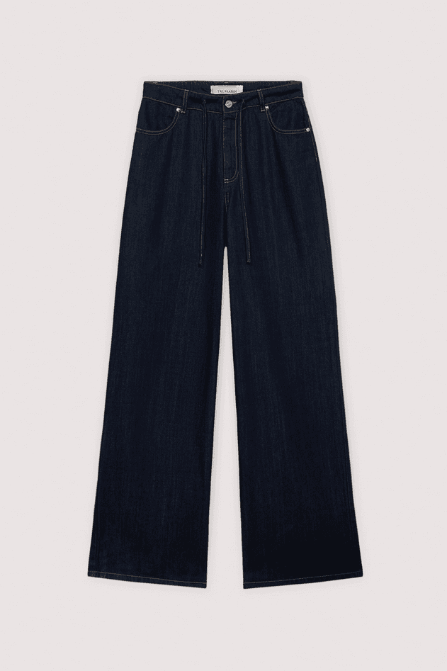 TRUSSARDI jeans wide fit donna blue - 6
