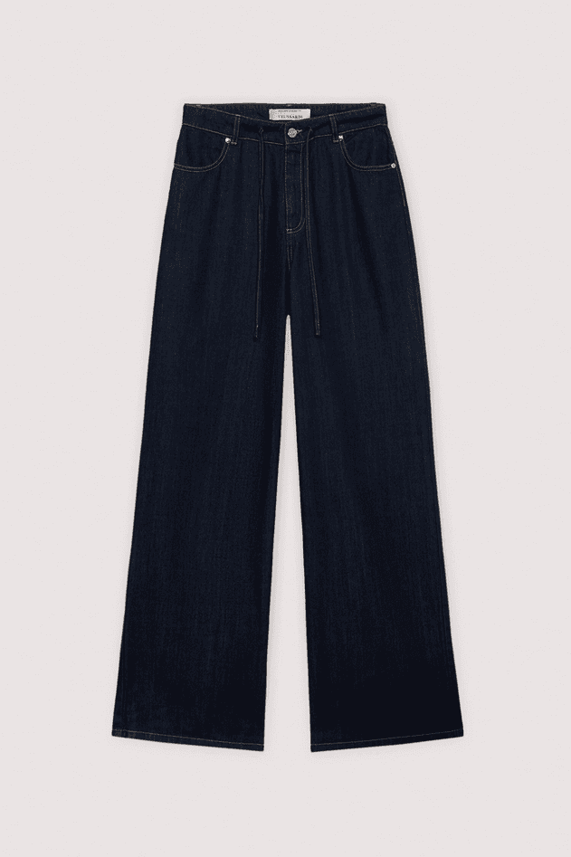 TRUSSARDI jeans wide fit donna blue - 6
