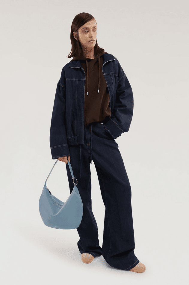 TRUSSARDI jeans wide fit donna blue - 5