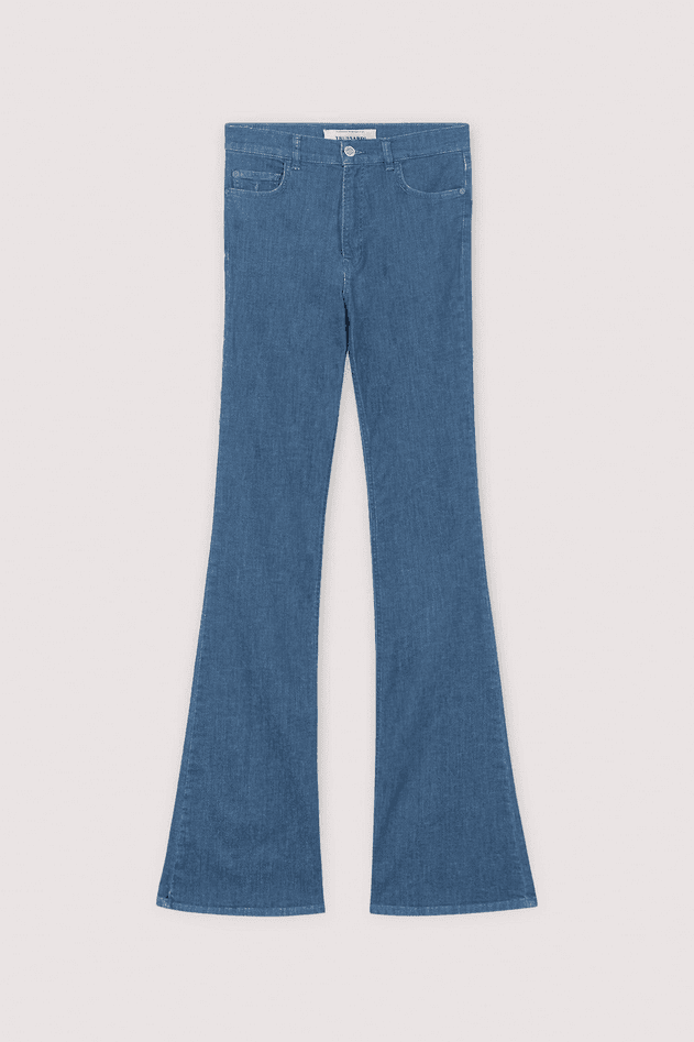 TRUSSARDI jeans a zampa donna blue - 6