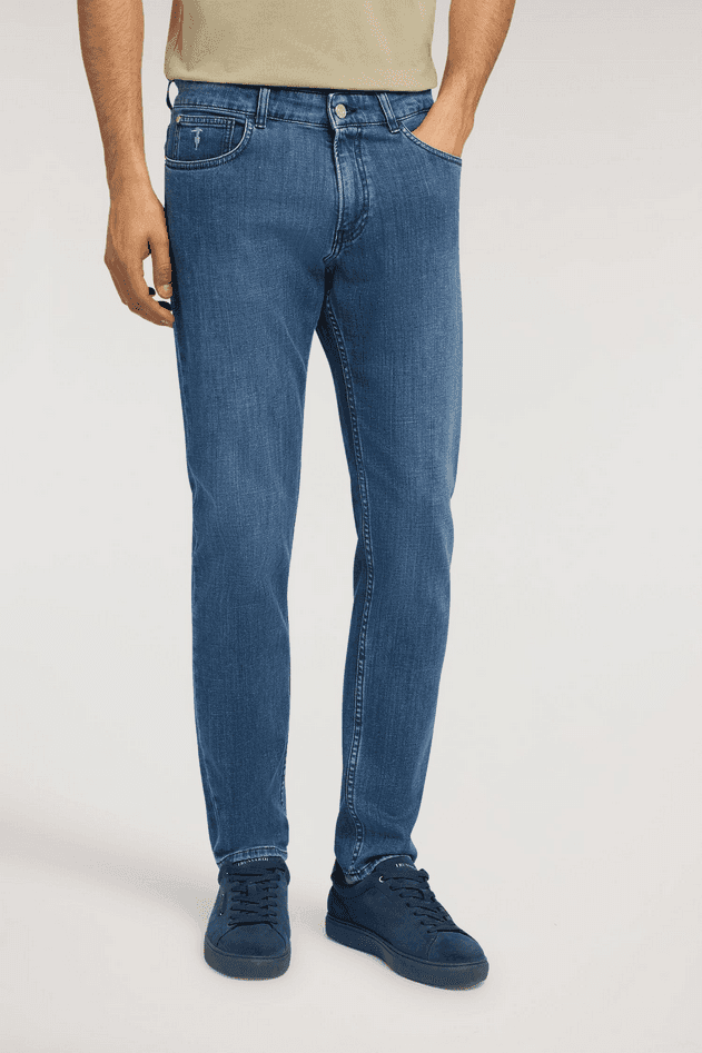 TRUSSARDI jeans slim fit uomo blue - 2