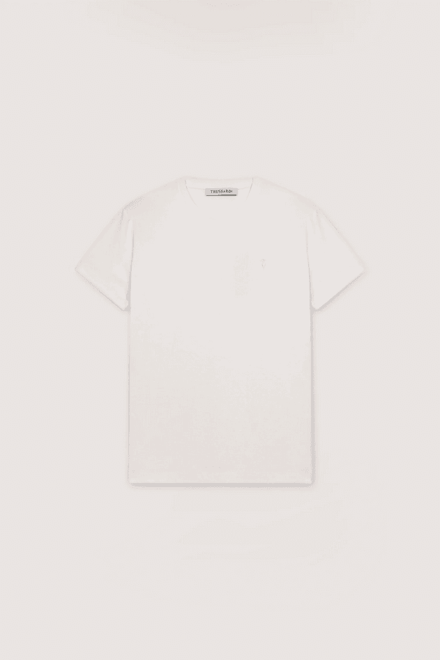 TRUSSARDI t-shirt uomo bianco - 5