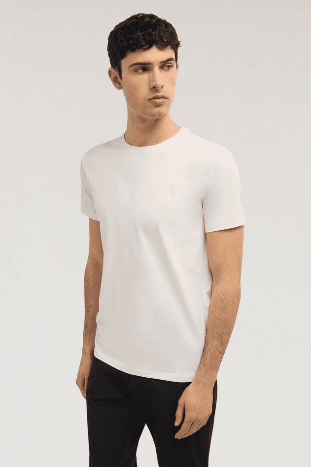 TRUSSARDI t-shirt uomo bianco - 2