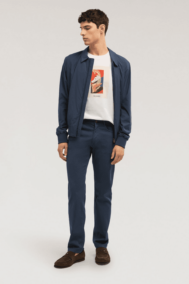 TRUSSARDI t-shirt con stampa uomo bianco - 5