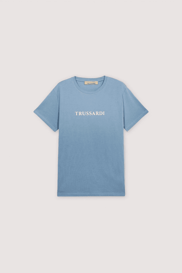 TRUSSARDI t-shirt uomo azzurro - 5