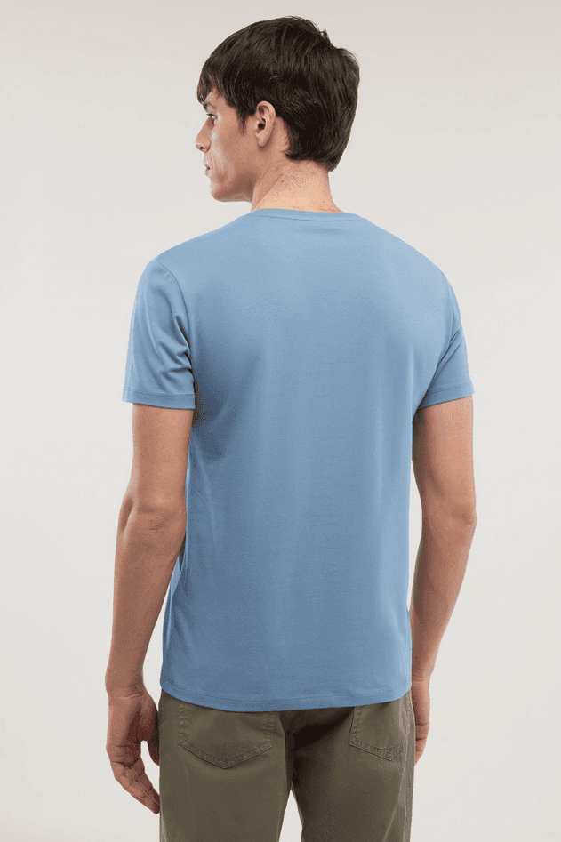 TRUSSARDI t-shirt uomo azzurro - 4