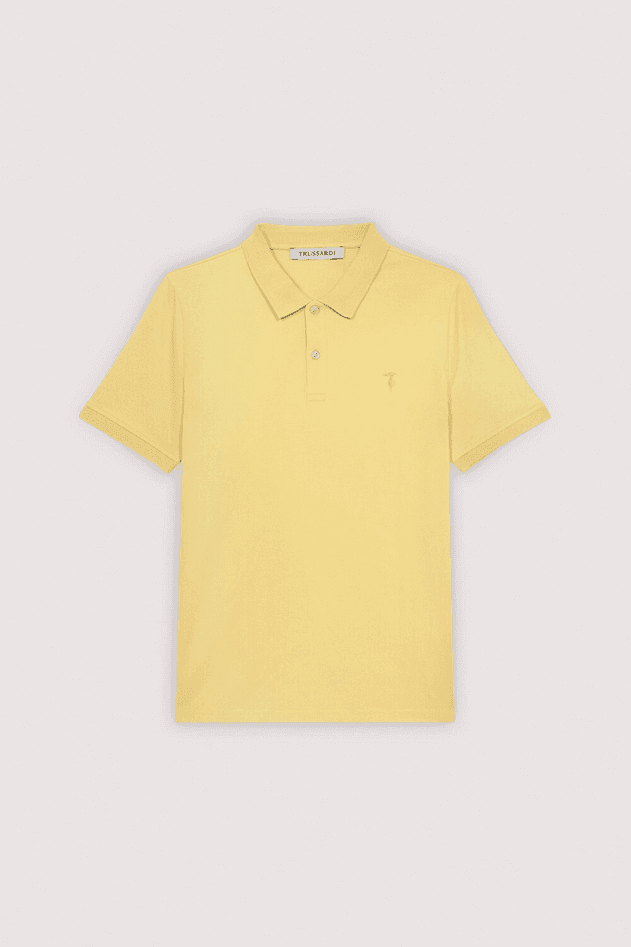 TRUSSARDI polo slim fit uomo giallo - 6