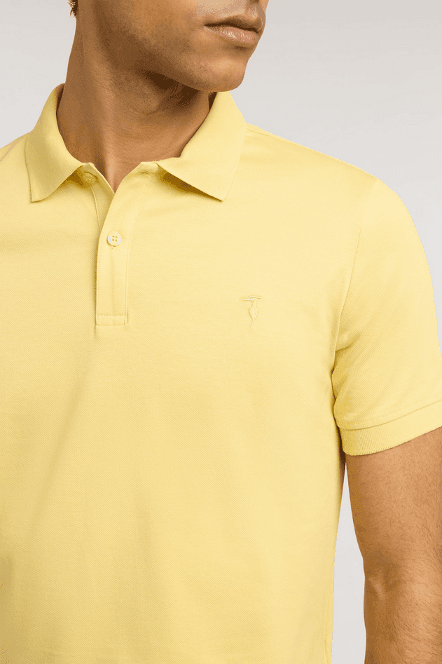 TRUSSARDI polo slim fit uomo giallo - 3