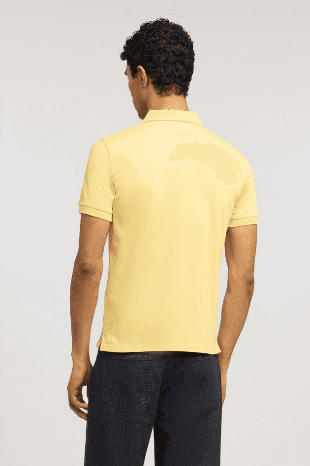 TRUSSARDI polo slim fit uomo giallo - 4