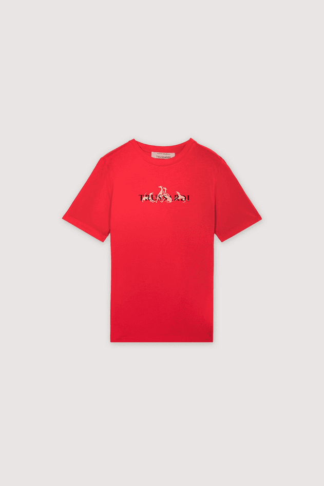TRUSSARDI t-shirt donna rossa - 6