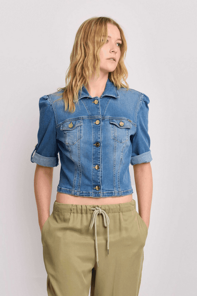KOCCA giubbotto in denim donna blu - 2