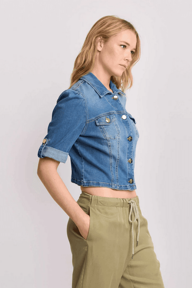 KOCCA giubbotto in denim donna blu - 3