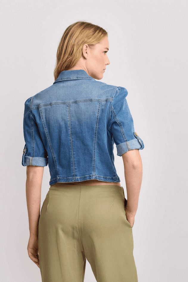 KOCCA giubbotto in denim donna blu - 4