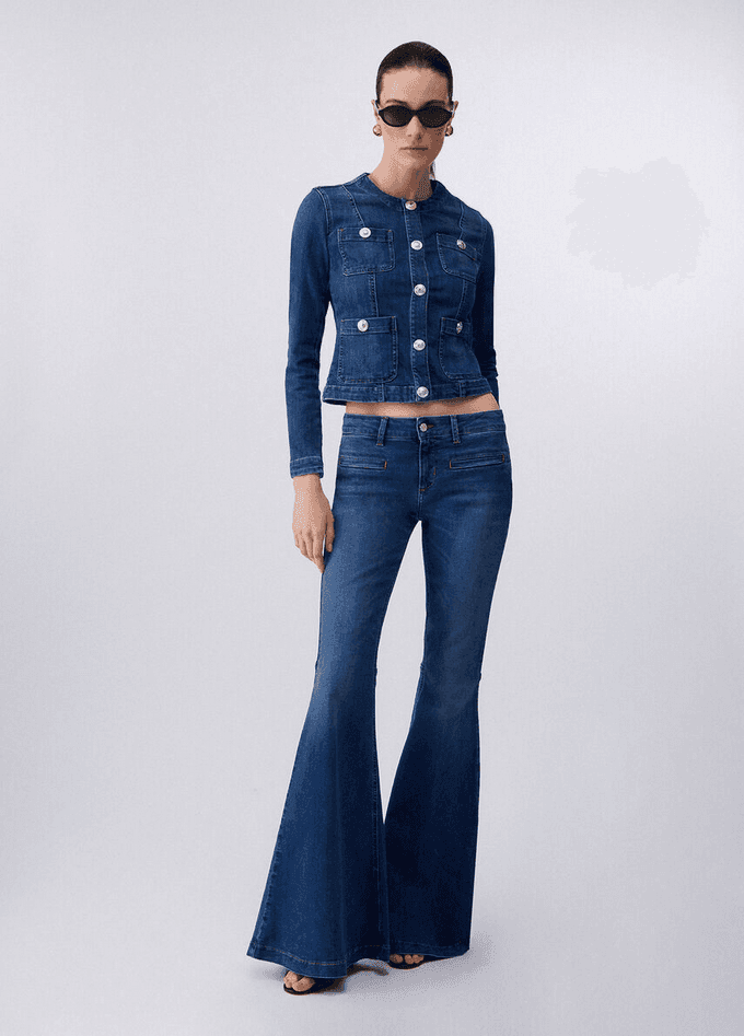 LIU JO giubbino donna denim blu scuro - 6