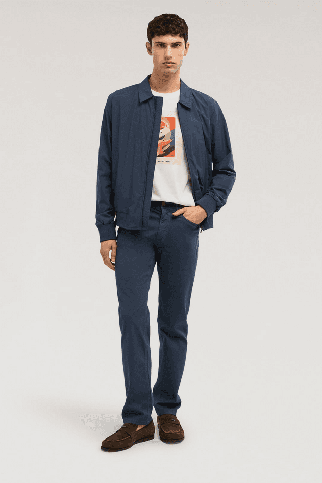 TRUSSARDI giubbino uomo blue navy - 4