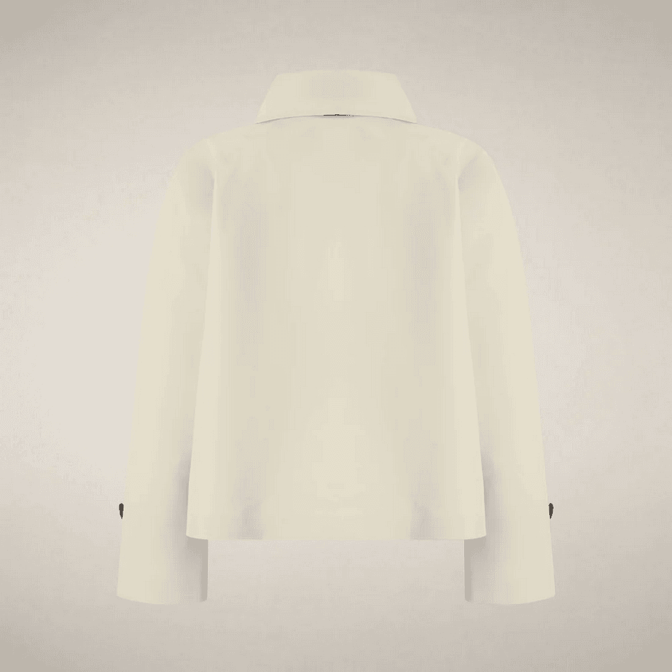 SAVE THE DUCK giubbino impermeabile donna beige - 5