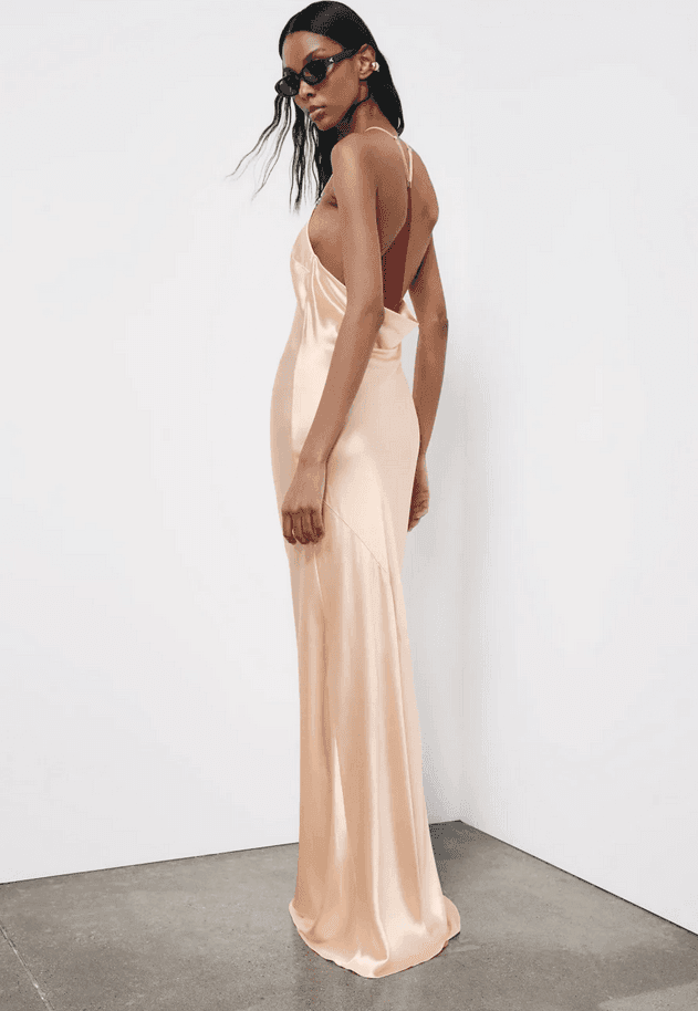 PATRIZIA PEPE abito in raso donna rosa - 3