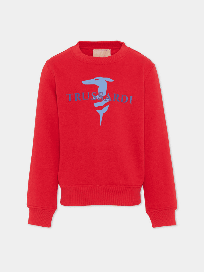 TRUSSARDI felpa bambino rossa - 3