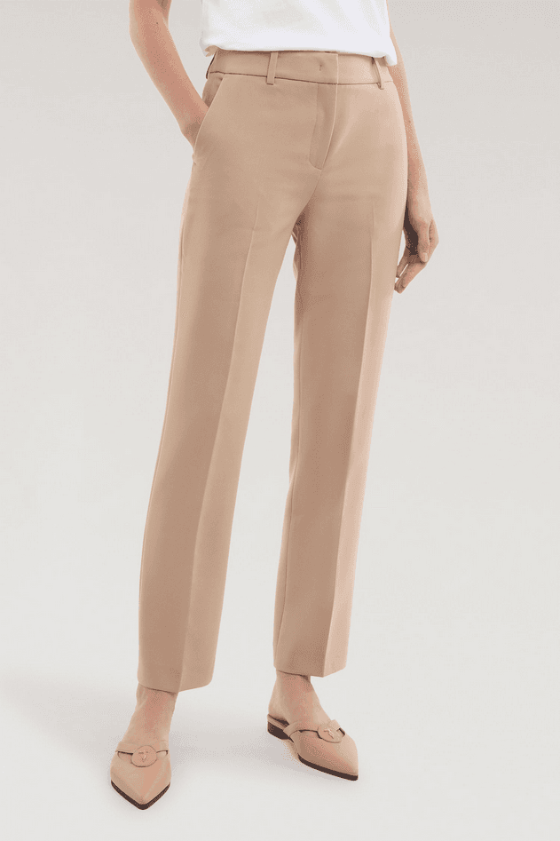 TRUSSARDI pantalone a sigaretta donna beige - 2