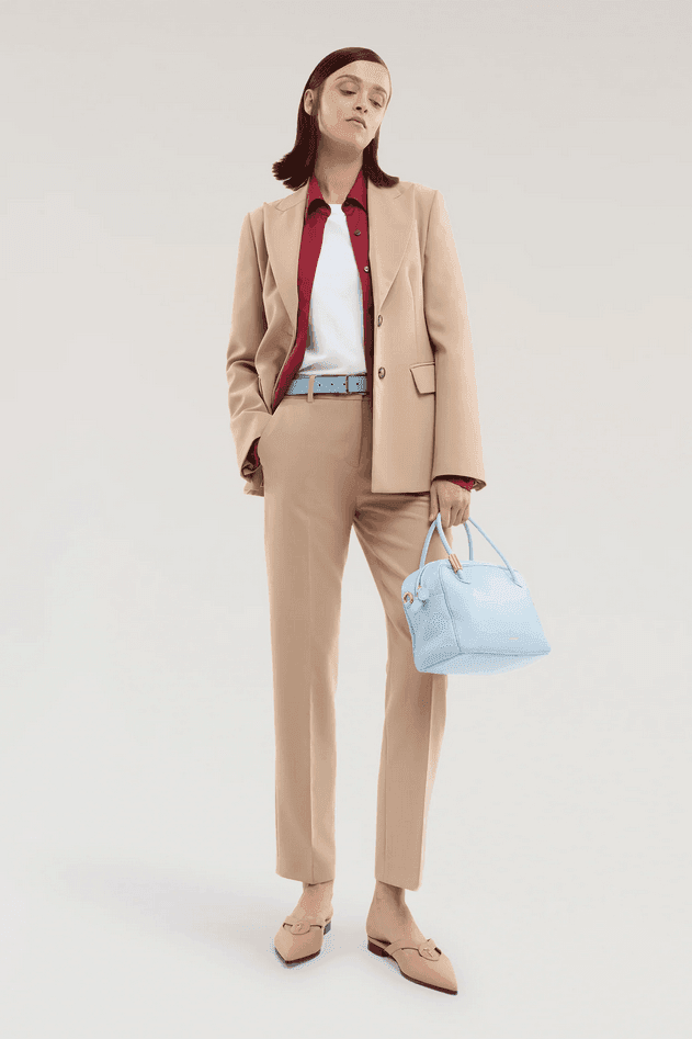 TRUSSARDI pantalone a sigaretta donna beige - 5