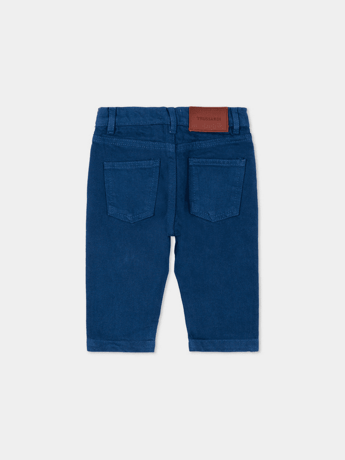 TRUSSARDI pantalone bambino blue - 2