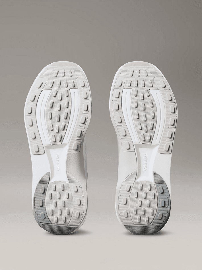 calvin klein sneakers uomo bianco-grigio - 4