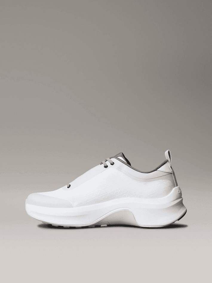 calvin klein sneakers uomo bianco-grigio - 5